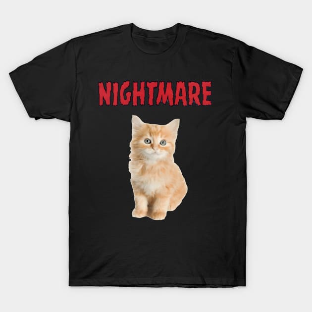 Nightmare-kitty T-Shirt by NightvisionDesign